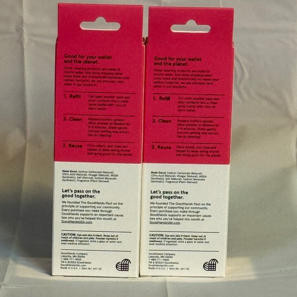GoodHands All Purpose Cleaner Concentrate Packs‎ Apple Rose 2 boxes - Picture 2 of 2